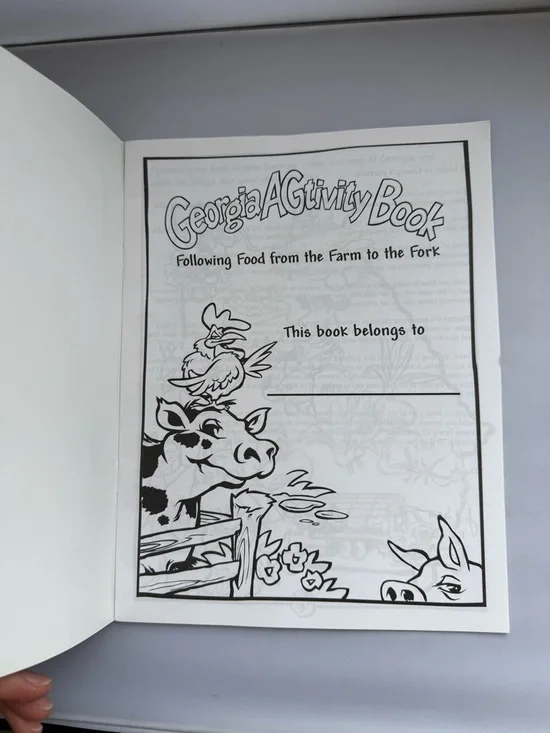 Set of 3 Nature/Farming Childrens Coloring Books- Sugarhouse Veggies Agriculture - Picture 3 of 10